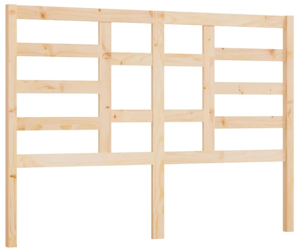 Testiera per letto 166x4x104cm in legno massello di pino