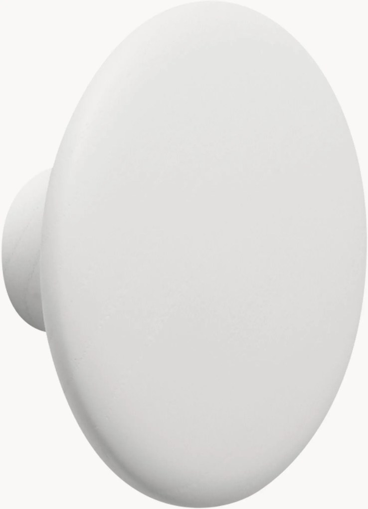 Gancio da parete in legno di quercia Dots, Ø 13 cm