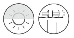 Tenda a pacchetto romana bianca 80x120 cm – Sehlbach