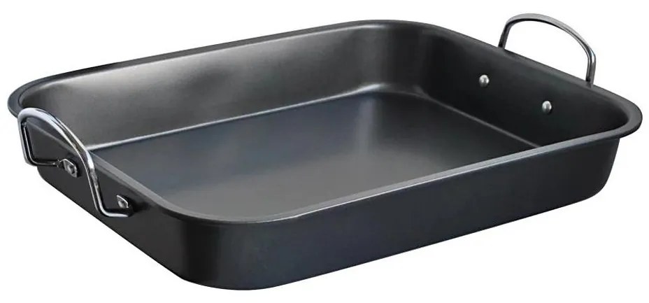 Teglia con manici TORO 37x4x29 cm, nera
