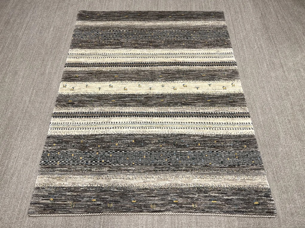 Loribaft Tappeto 200x150 Beige (Iran) Annodato A Mano