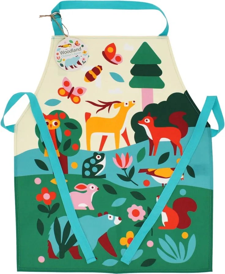Grembiule per bambini in cotone Woodland – Rex London