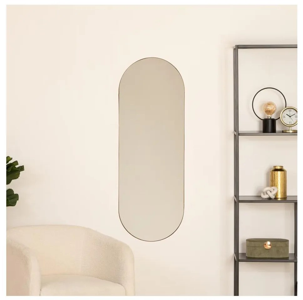 Atmosphera - Specchio da parete SELENA 112x40 cm oro