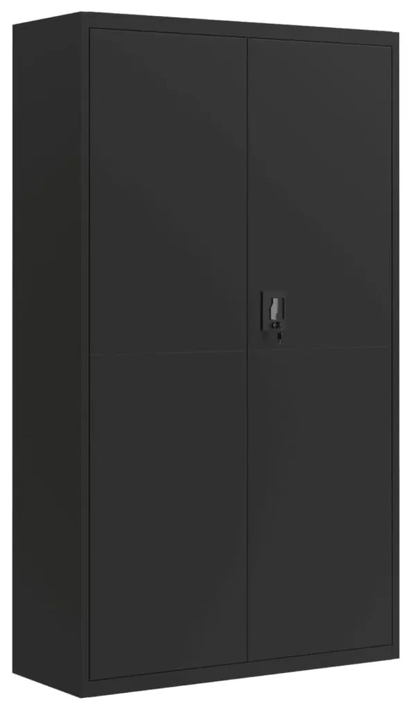 Armadio classificatore nero 105x40x180 cm in acciaio