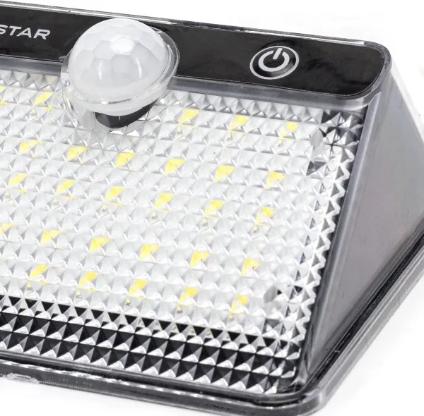 Aigostar-LED Lampada solare con sensore LED/3,7V 6500K 1200 mAh IP65 nera