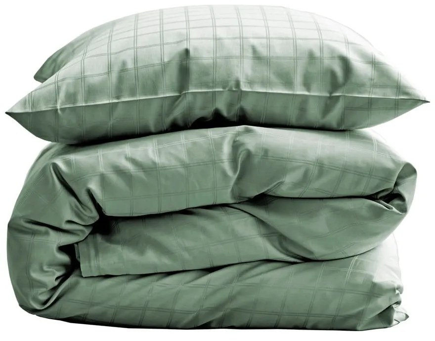 Biancheria da letto damascata verde chiaro per letto singolo 140x200 cm Clear - Södahl