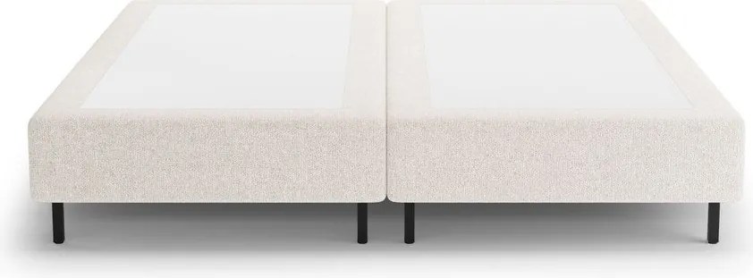 Letto matrimoniale imbottito color crema senza testiera 180x200 cm Whale – Micadoni