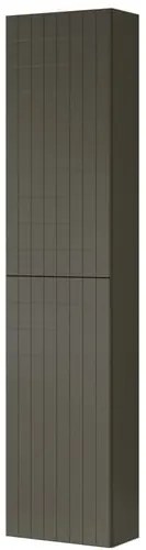 Colonna per mobile bagno Pixel 2 ante P 27 x L 30 x H 160 cm laccato opaco grigio carbone