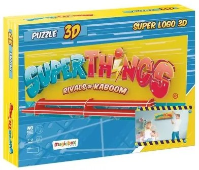 Puzzle 3D SuperThings 3D Superlogo 80 x 31 x 7,6 cm (80 x 31 x 7 cm)