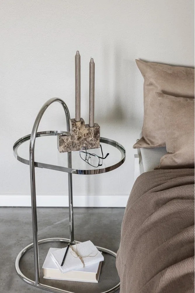 Tavolino in acciaio inox 34,5x51 cm Moves – Mette Ditmer Denmark