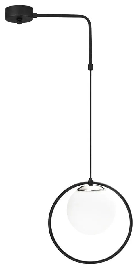 Apparecchio a sospensione in metallo nero Opviq luci Elpidas - Opviq lights