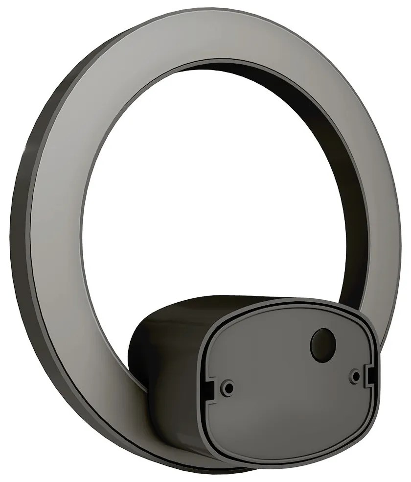Applique LED 12W Circolare IP65 CCT con LED OSRAM - Antracite