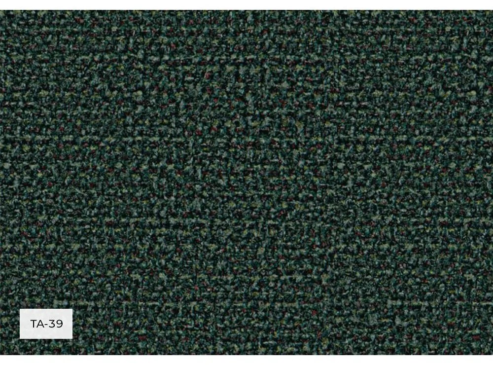 Divano angolare verde scuro (con penisola a sinistra/con chaise lounge) Shell – Miuform