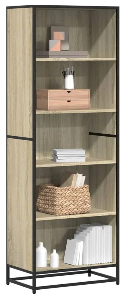 Libreria Rovere Sonoma 60x35x170,5 Cm İn Truciolato /