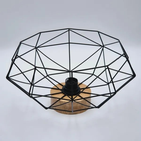 Brilagi - Plafoniera WOODY BASKET 1xE27/60W/230V rovere