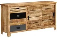 Credenza in Legno Massello di Mango 160x40x80 cm