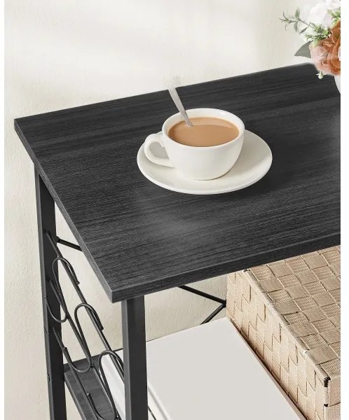 Tavolino da servizio MARGE nero