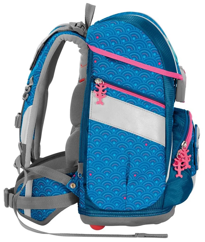 Zaino/cartella scuola 2IN1 PLUS – Set 6 pezzi, Step by Step Dolphin Pippa