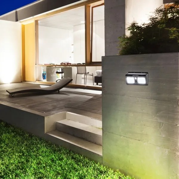 Rabalux 7881 - Lampada da parete solare LED con sensore IP44