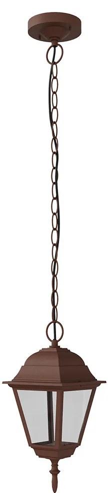 Lanterna Vintage a Sospensione E27 IP54 Corten - Serie Alfieri