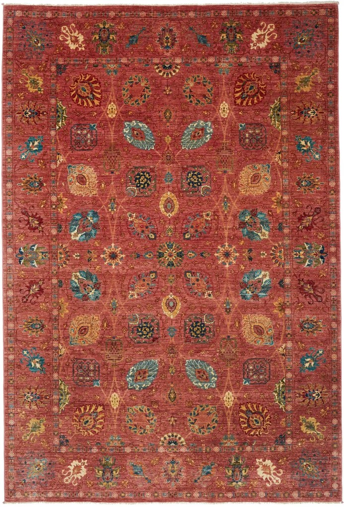 Samarkand Tappeto orientale 290 x 200 Viola (Pakistan) Annodato A Mano