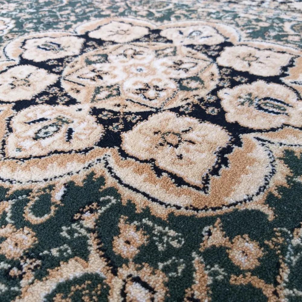 Lussuoso tappeto verde Larghezza: 300 cm | Lunghezza: 400 cm