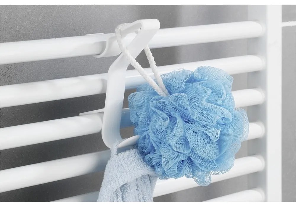 Ganci per appendere in plastica bianca in set da 3 - Maximex