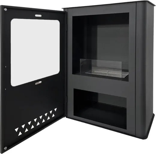 Stufa a bioetanolo biocamino da terra LUISA L50xP30xH68 cm