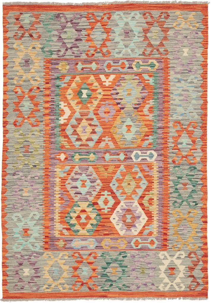 Kilim Tappeto orientale 140 x 200 (Pakistan) Tessuto A Mano