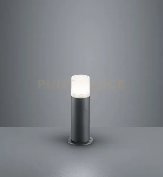 Hoosic palo da esterno antracite h. 30cm 1 luce attacco e27