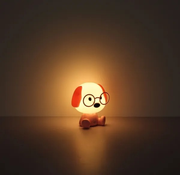 Globo 21761P - Lampada notturna LED ricaricabile PUPPY 1W/5V 500 mAh rosa