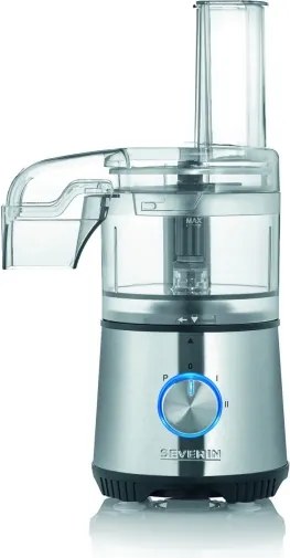 Severin KM 3865 - Tritatutto per alimenti 400W/230V acciaio inox/nero