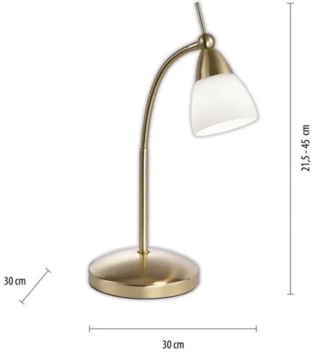 Paul Neuhaus 4001-60 - Lampada da tavolo LED dimmerabile PINO 1xG9/3W/230V oro