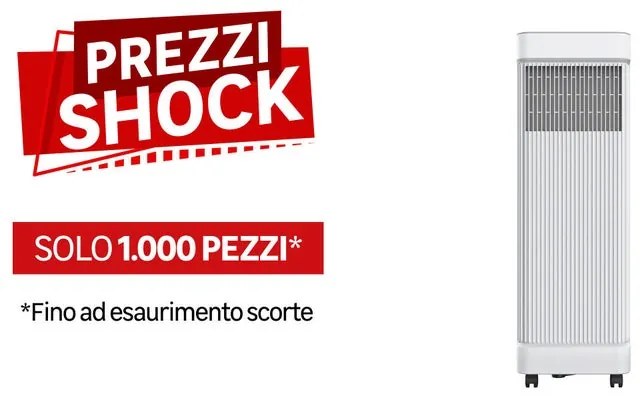 Condizionatore portatile COMFEE  Igloo 2,6 Kw 9000 BTU, 1000 W, 2.64 KW, bianco