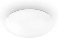 Lampada da soffitto bianco D 300 x H 100 mm