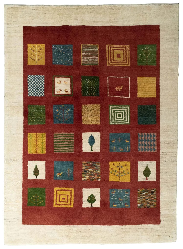 Gabbeh Tappeto persiano 250 x 180 Rosso (Iran) Annodato A Mano