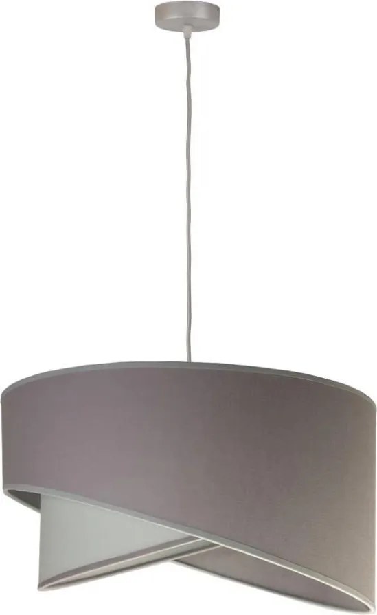 Duolla - Lampadario a sospensione con filo CELLO 1xE27/40W/230V diametro 45 cm grigio/verde