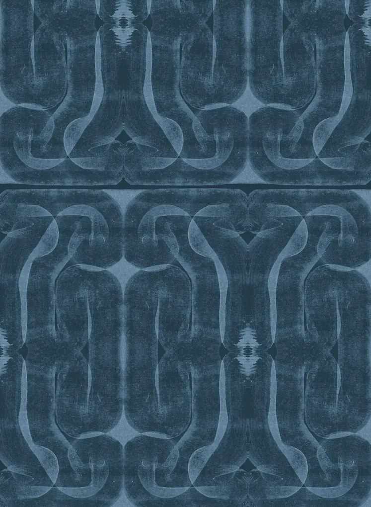 Coordonne Carta da parati Infinity Strokes - Cobalt