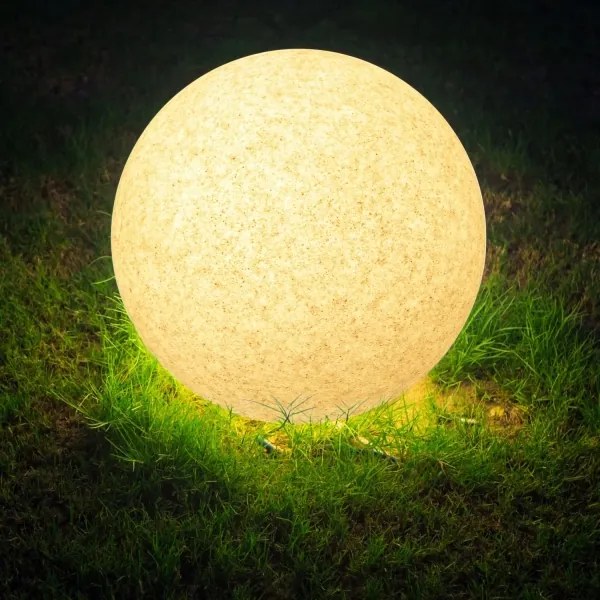 Lampada da esterno ARGENTO 1xE27/15W/230V diametro 40 cm IP65 grigio