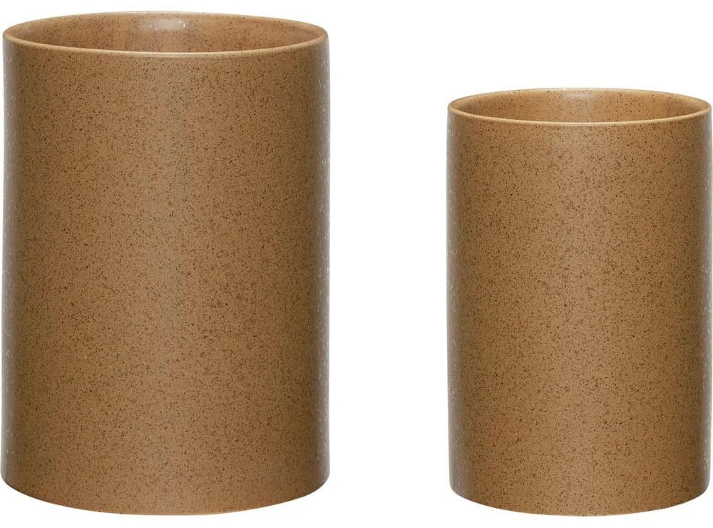 Set di 2 vasi in ceramica ø 18 cm Edna - Hübsch