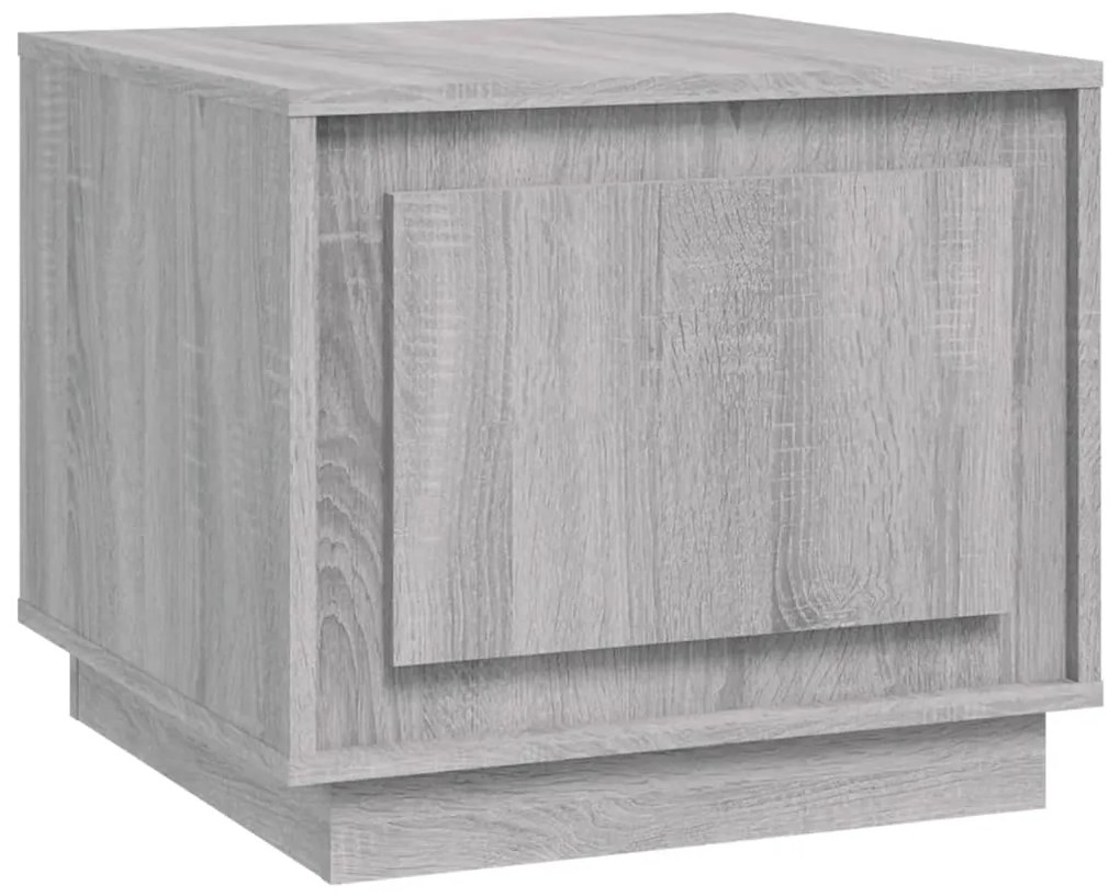 Tavolino da salotto grigio sonoma 51x50x44 cm legno multistrato