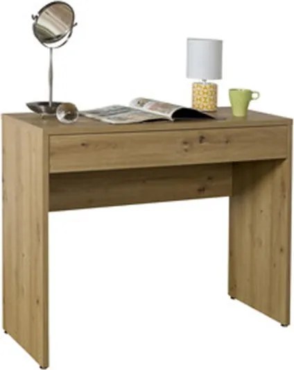 Scrivania Con Cassetto 100x40x81h Espresso Rovere Artisan