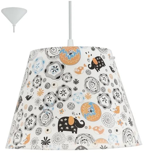 Eglo 54459 - Lampadario a sospensione con filo MOLOVE 1xE27/60W/230V