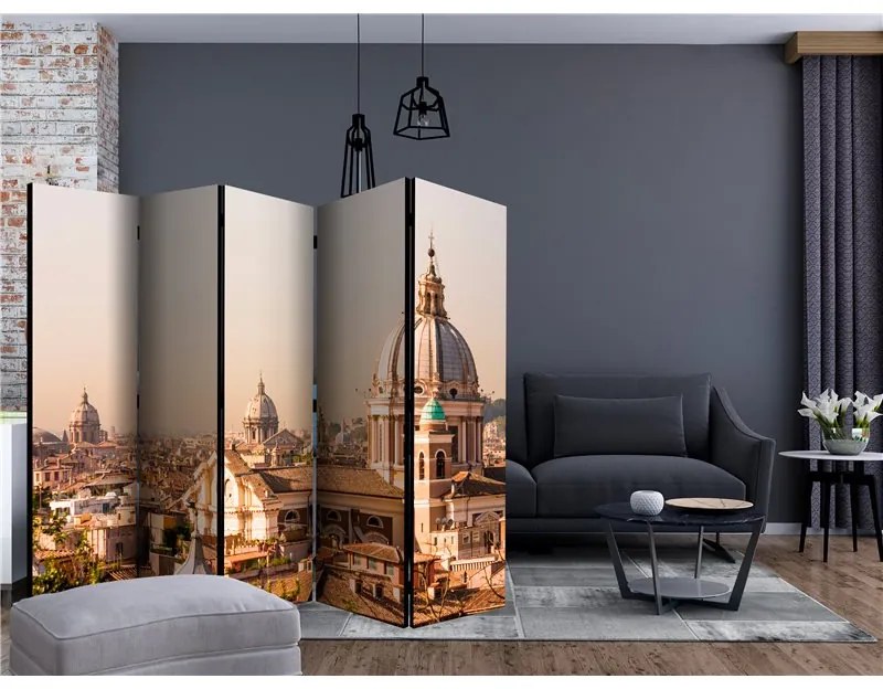 Paravento  Rome  bird's eye view II [Room Dividers]  Colore ---, Dimensioni e Misure 225x172