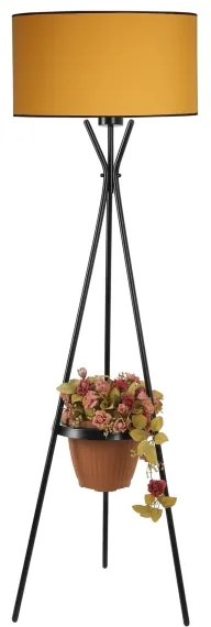 Lampada da terra VENEDIK 1xE27/60W/230V arancione/nero