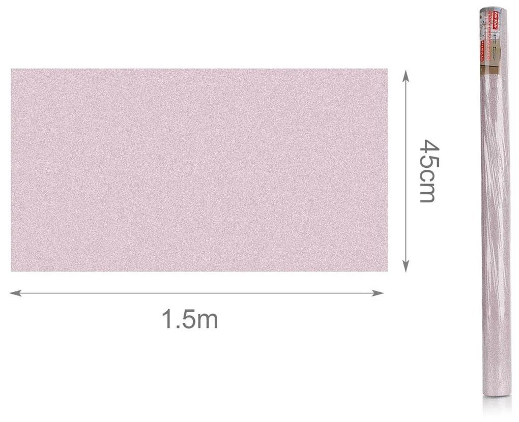 6 Rotoli Carta Adesive Per Mobili 45X200cm Colore Rosa Satinato Carta da Parati Autoadesive Rivestimento PVC Lavabile