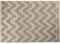 Tappeto moderno Detroit, stile kilim, 100% cotone, grigio, 150x100cm