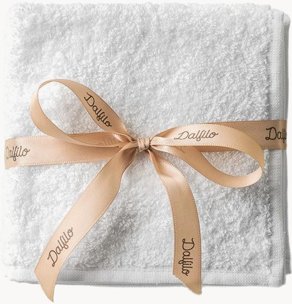 Set di 3 panni viso in cotone White
