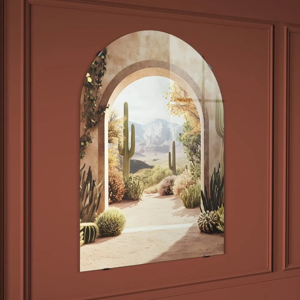 Dipinto su vetro 70x100 cm Cancun – Styler