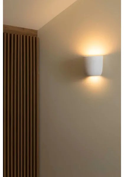 FARO 63428 - Applique KAPPU 1xE14/7W/230V 15,8x15 cm bianco